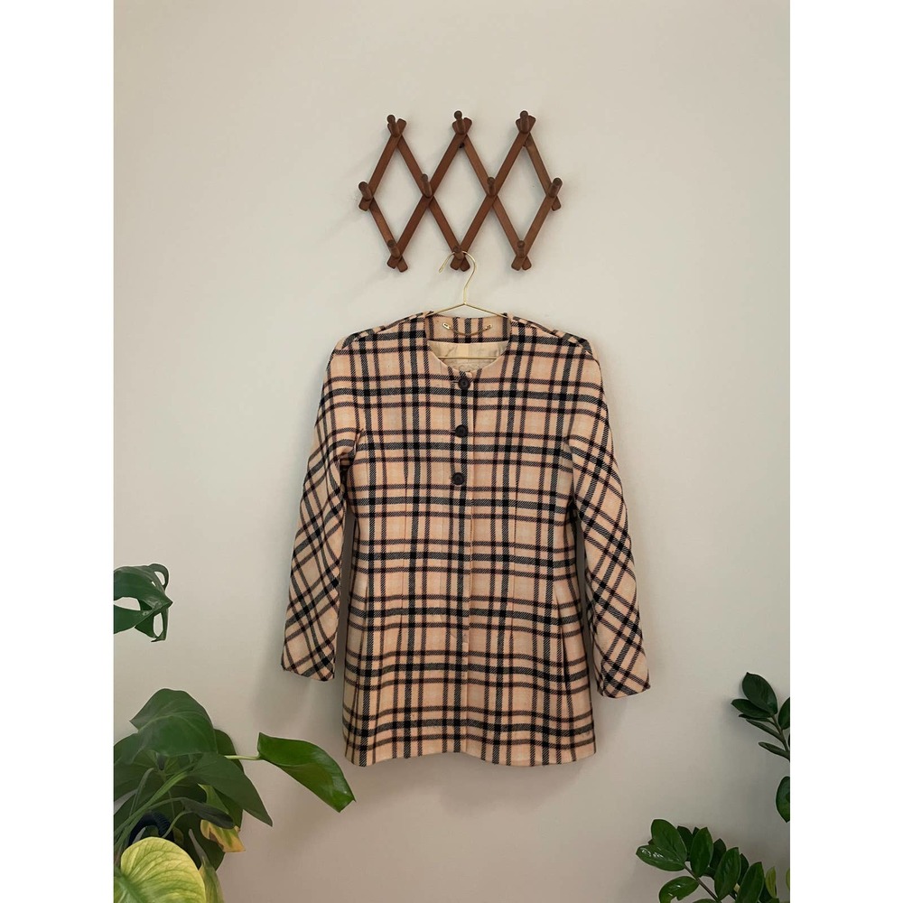 Vintage ESCADA by Margaretha Ley Plaid Wool Jacket